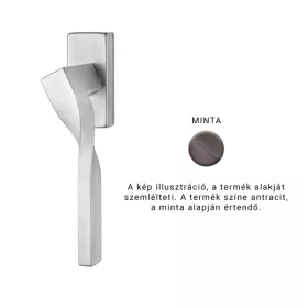   Linea Cali Twist Zincral antracit jumătate mâner fereastră 489 DK AS