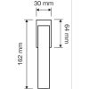 Klamka okienna Linea Cali Elios jasny chrom / matowy chrom 1341 DK CM