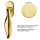 Linea Cali Delfino bright brass window half handle with Smart Block system 955 SK OL