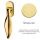 Linea Cali Delfino bright brass window half handle with Smart Block system 955 SK OL