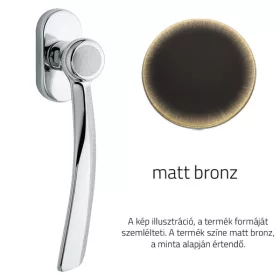 Linea Cali Elika semimâner fereastră bronz mat 990 DK BM