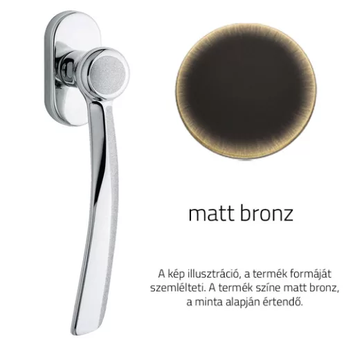 Linea Cali Elika semimâner fereastră bronz mat 990 DK BM