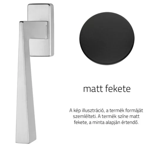 Linea Cali Conica Zincral semi-mâner fereastră negru mat 486 DK VE