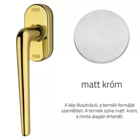   Linea Cali Brixia semi-mâner fereastră crom mat cu sistem Smart Block 760 SK CS