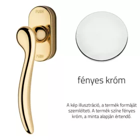   Linea Cali Beta semi-mâner fereastră crom strălucitor cu sistem Smart Block 488 SK CR