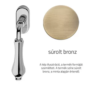   Linea Cali Aldar semimâner fereastră bronz periat 920 DK OG