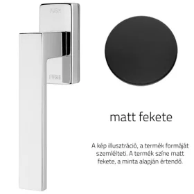   Linea Cali Corner Zincral semi-mâner fereastră negru mat cu sistem Smart Block 505 SK VE