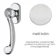 Linea Cali Cosmic matt króm ablakfélkilincs 1335 DK CS