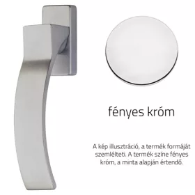   Linea Cali Elios semimâner fereastră crom strălucitor 1341 DK CR