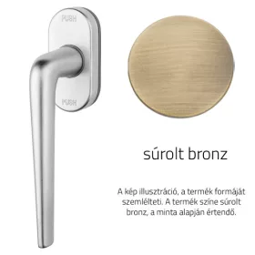  Linea Cali Brixia semi-mâner fereastră din bronz periat zincal cu sistem Smart Block 479 SK OG