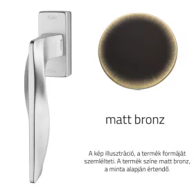   Linea Cali Aqua semi-mâner fereastră bronz mat cu sistem Smart Block 1440 SK BM