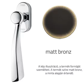   Semi-mâner fereastră Linea Cali Elika bronz mat cu sistem Smart Block 990 SK BM