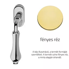   Linea Cali Aldar semi-mâner fereastră din alamă strălucitoare 920 DK OL