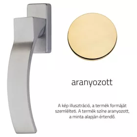   Linea Cali Elios jumătate mâner fereastră aurit 1341 DK OZ