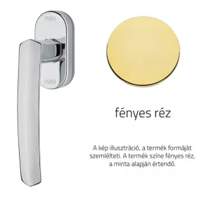   Linea Cali Dafne semi-mâner fereastră din alamă strălucitoare cu sistem Smart Block 509 SK OL