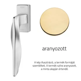   Semi mâner pentru fereastră Linea Cali Aqua aurit cu sistem Smart Block 1440 SK OZ