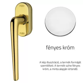   Linea Cali Brixia semi-mâner fereastră crom strălucitor cu sistem Smart Block 760 SK CR