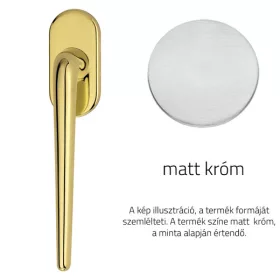 Linea Cali Brixia semi-mâner fereastră crom mat 760 DK CS