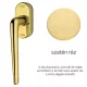 Linea Cali Brixia satin brass window half handle with Smart Block system 760 SK OS