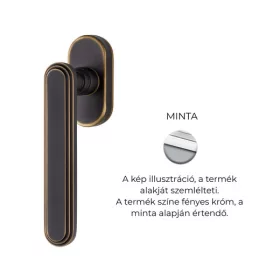   Linea Cali Chic semi-mâner fereastră crom strălucitor 1670 DK CR