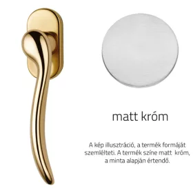 Linea Cali Beta semimâner fereastră crom mat 488 DK CS