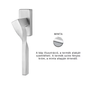   Linea Cali Twist Zincral semimâner fereastră crom strălucitor 489 DK CR