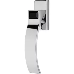   Linea Cali Elios Crystal semi-mâner ferestre crom strălucitor cu cristal negru jet 1343 DK CR