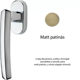   Linea Cali Dafne semimâner fereastră patină mată 509 DK PM