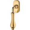 Linea Cali Aldar bright gold / matte gold window half handle with Smart Block system 920 SK OM