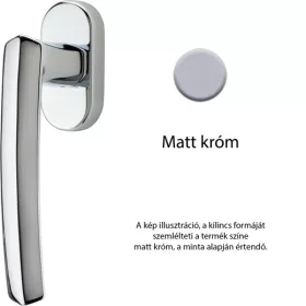 Linea Cali Dafne semi-mâner fereastră crom mat 509 DK CS