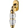 Linea Cali Crystal gilded window half handle 830 DK OZ