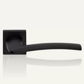   Linea Cali Ala set de manere rozeta patrata plat negru mat 1385 RB 019 VE