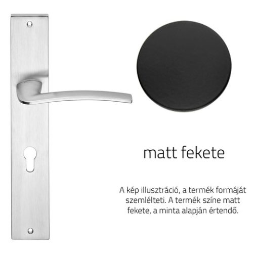 Linea Cali Ala set maner ecranat negru mat 1385 PL VE