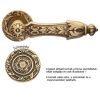 Linea Cali Arcadia French gold round rosette handle set 1640 RB 113 OF