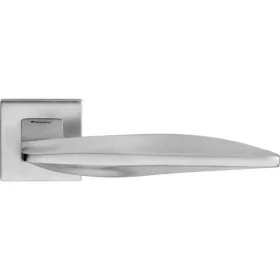   Linea Cali Aqua set de mânere cu rozetă pătrată plat cromat mat 1440 RB 024 CS