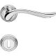 Linea Cali Aria set de mânere rotund cromat strălucitor 1630 RB 011 CR
