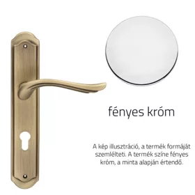   Linea Cali Aria set mâner cromat strălucitor ecranat 1630 PL CR