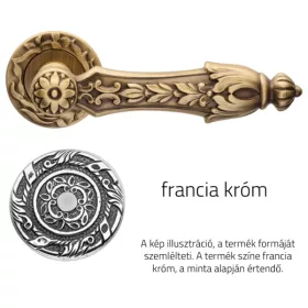   Linea Cali Arcadia Set de mânere rotunde crom francez 1640 RB 113 NF