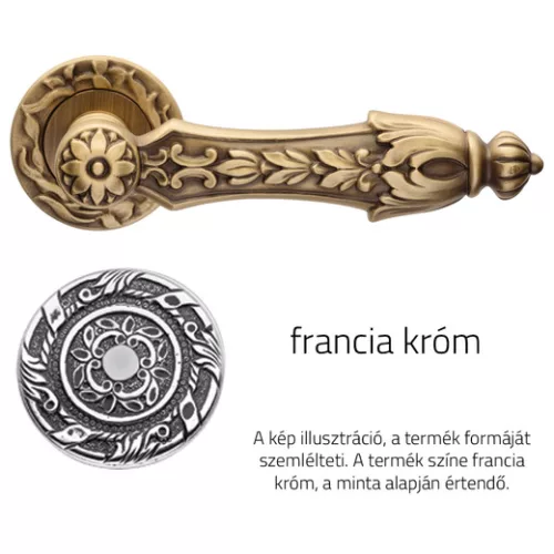 Linea Cali Arcadia Set de mânere rotunde crom francez 1640 RB 113 NF