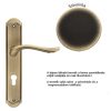 Linea Cali Aria matte bronze handle set shielded 1630 PL BM