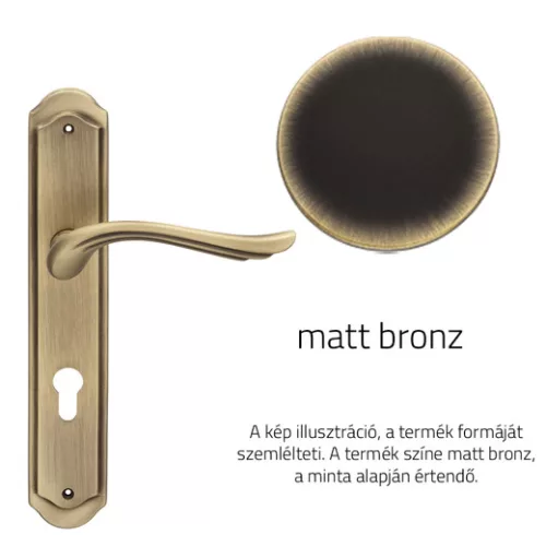 Set manere Linea Cali Aria bronz mat ecranat 1630 PL BM