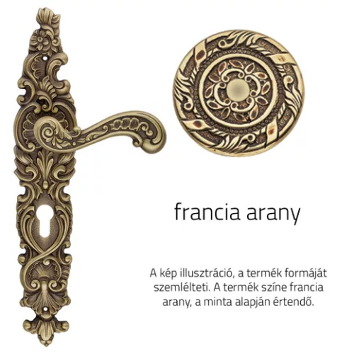 Linea Cali Barocco set de mânere cu aur ecranat francez 1520 PL OF