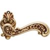 Linea Cali Barocco French gold ornate rosette handle set 1520 RB 015 OF