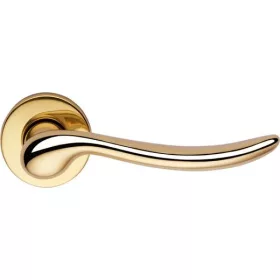   Linea Cali Beta, alamă strălucitoare, set de mânere Rotundă 488 RB 027 OL