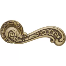   Set de mânere Linea Cali Barocco patină mată Rozetă rotundă 1520 RB 113 PM