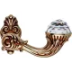 Linea Cali Brilliant Crystal set de mânere rozetă cu aur ornat francez 1526 RB 015 OF