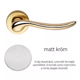   Set de mânere Linea Cali Beta crom mat Rozetă rotundă 488 RB 027 CS