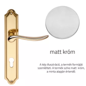 Set maner ecranat Linea Cali Beta cromat mat 488 PL CS