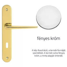   Linea Cali Brixia set mâner ecranat cromat strălucitor 760 PL CR