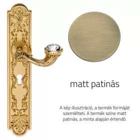   Set de mânere Linea Cali Brilliant Diamond cu patină mată 1529 PL PM